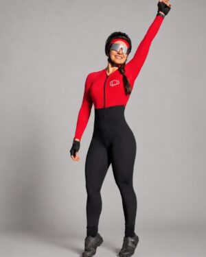 Vermelho com Preto Perna Longa